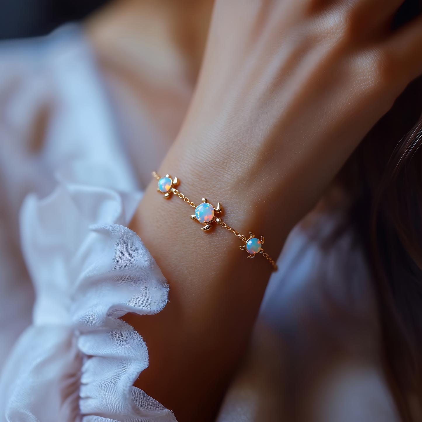 Turtle Opal Bracelet