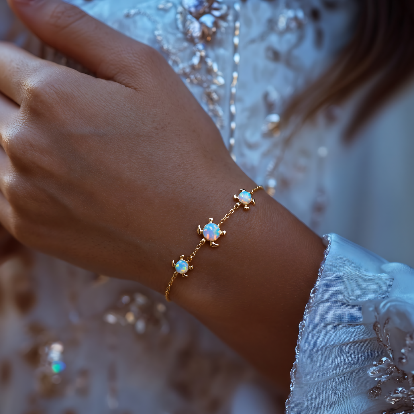 Turtle Opal Bracelet