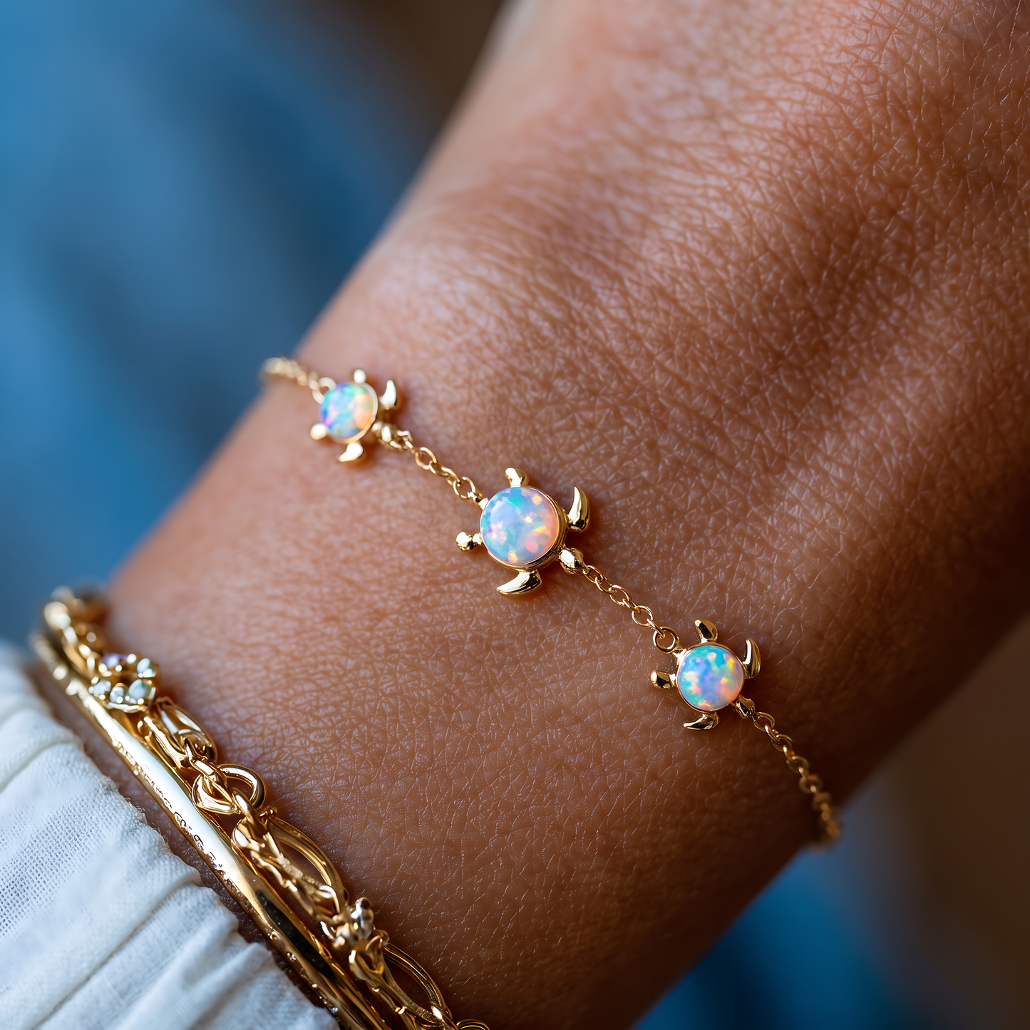 Turtle Opal Bracelet