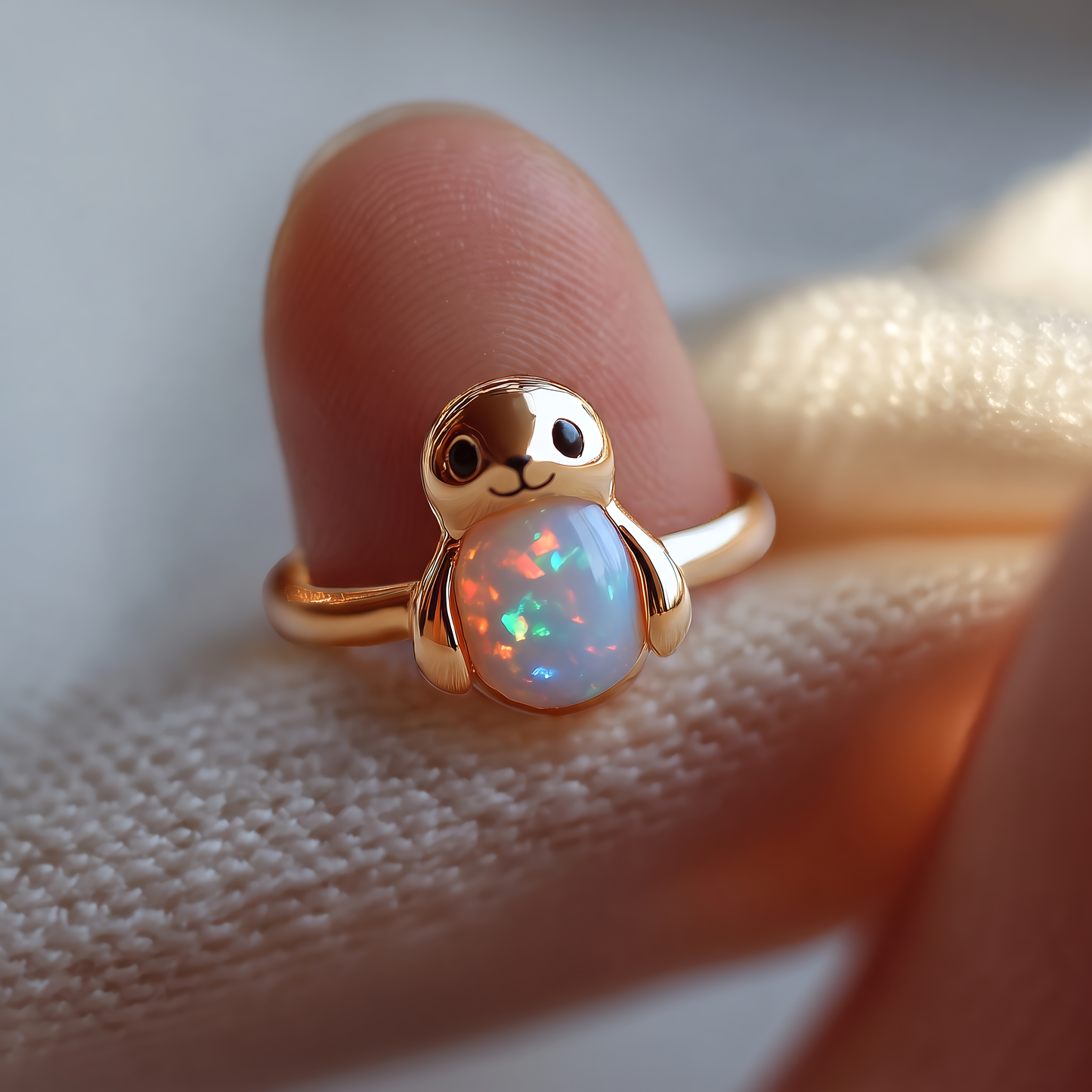 Seal Opal Ring