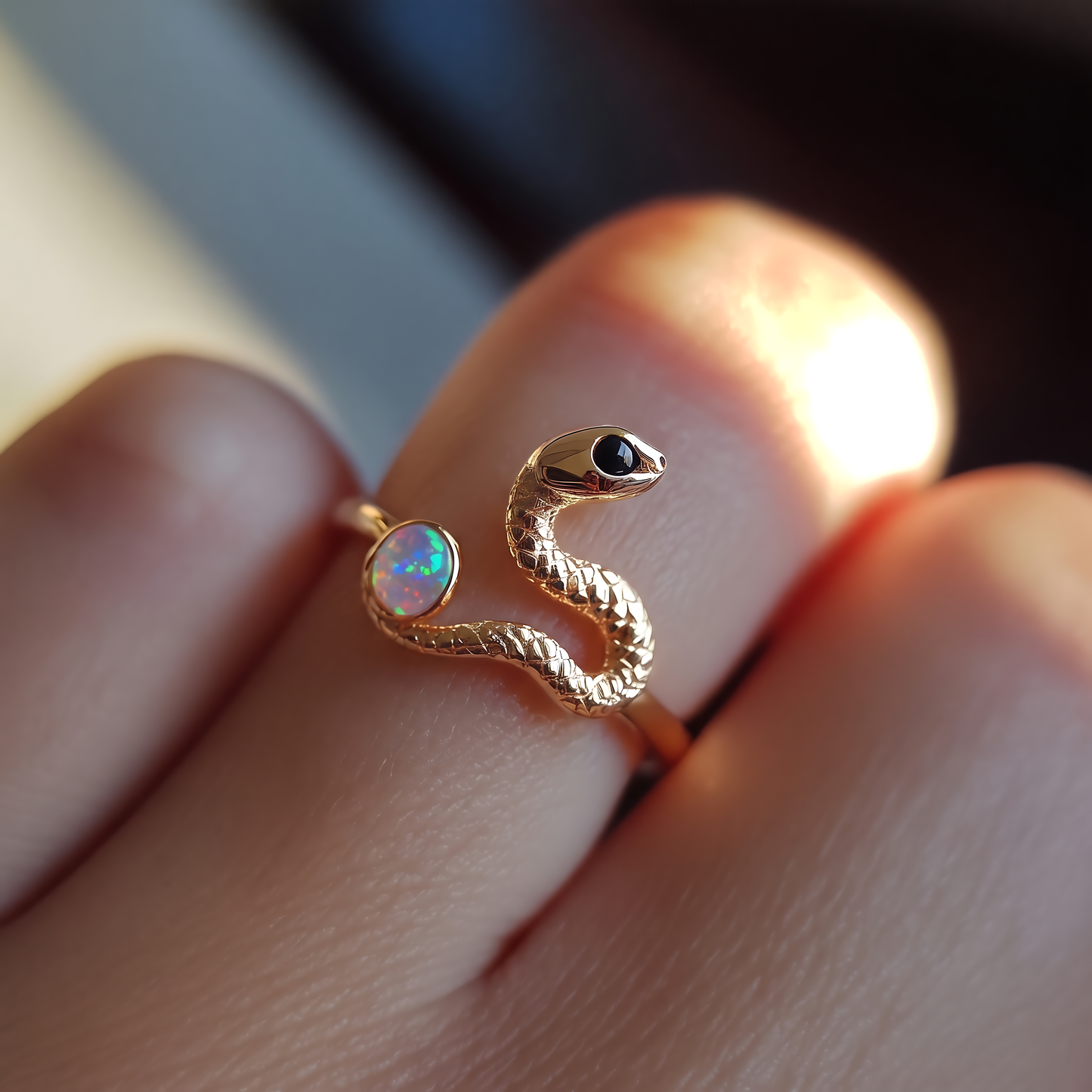 Snake Opal Ring