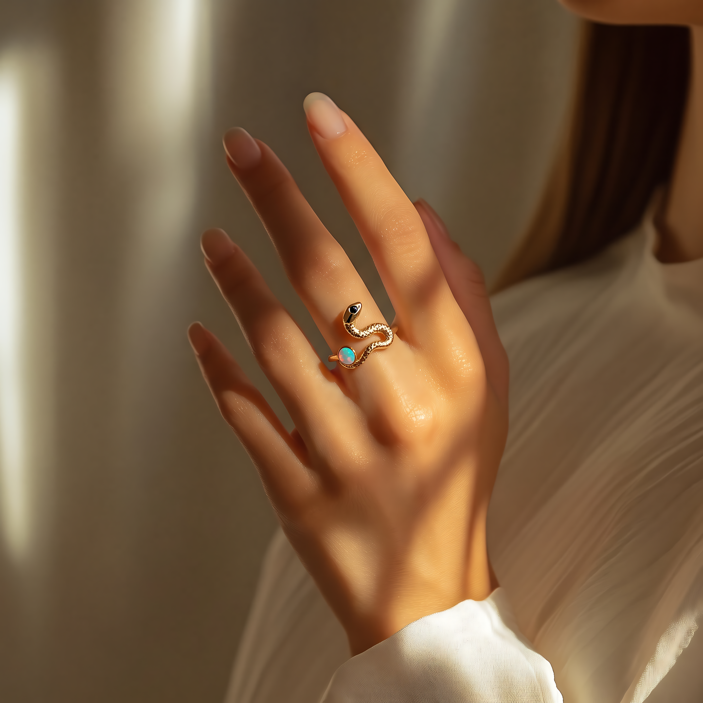 Snake Opal Ring
