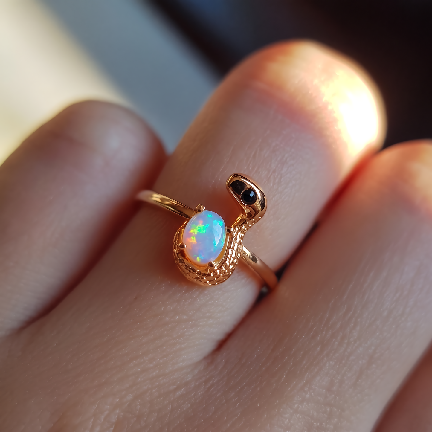 Snake Opal Ring