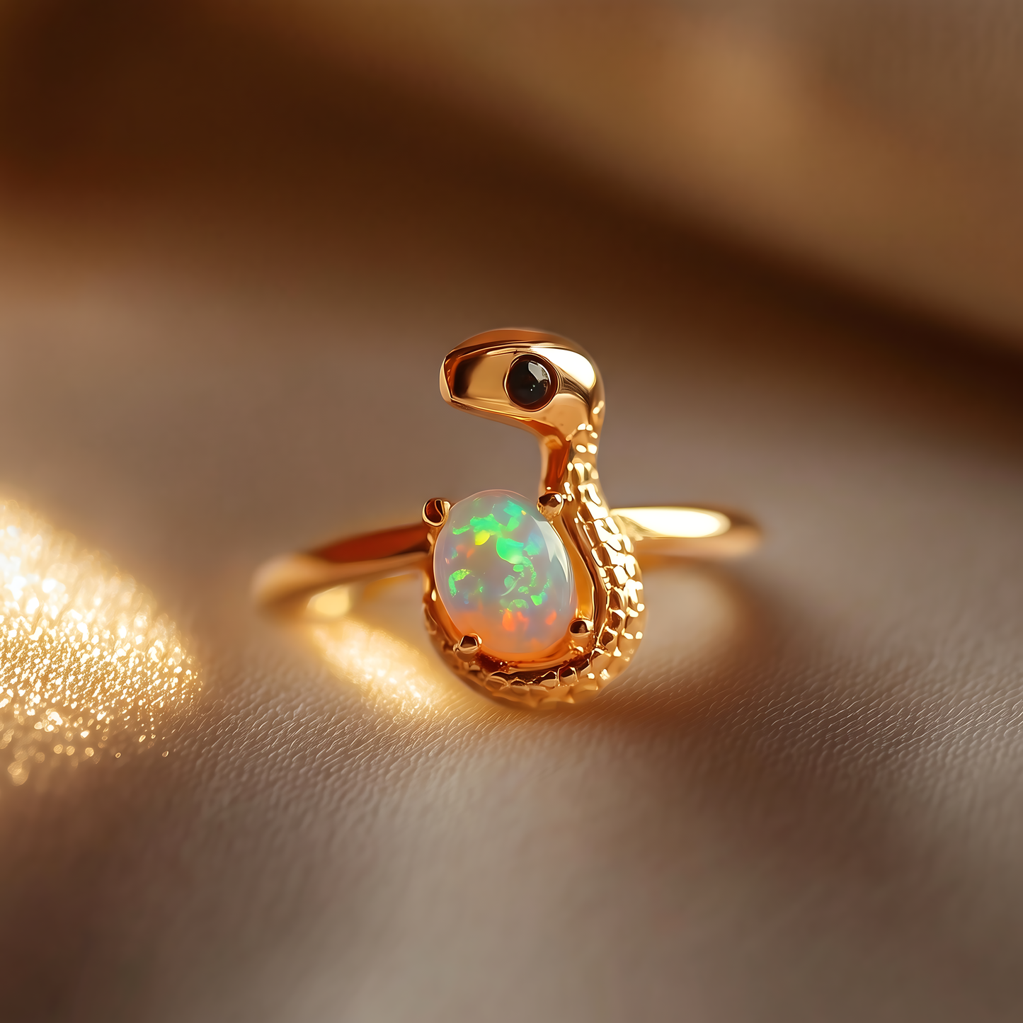Snake Opal Ring