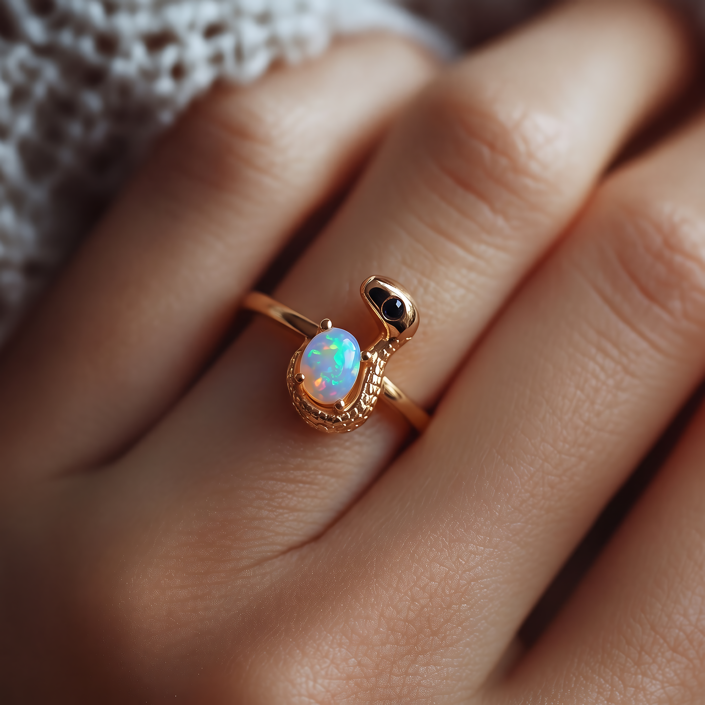 Snake Opal Ring