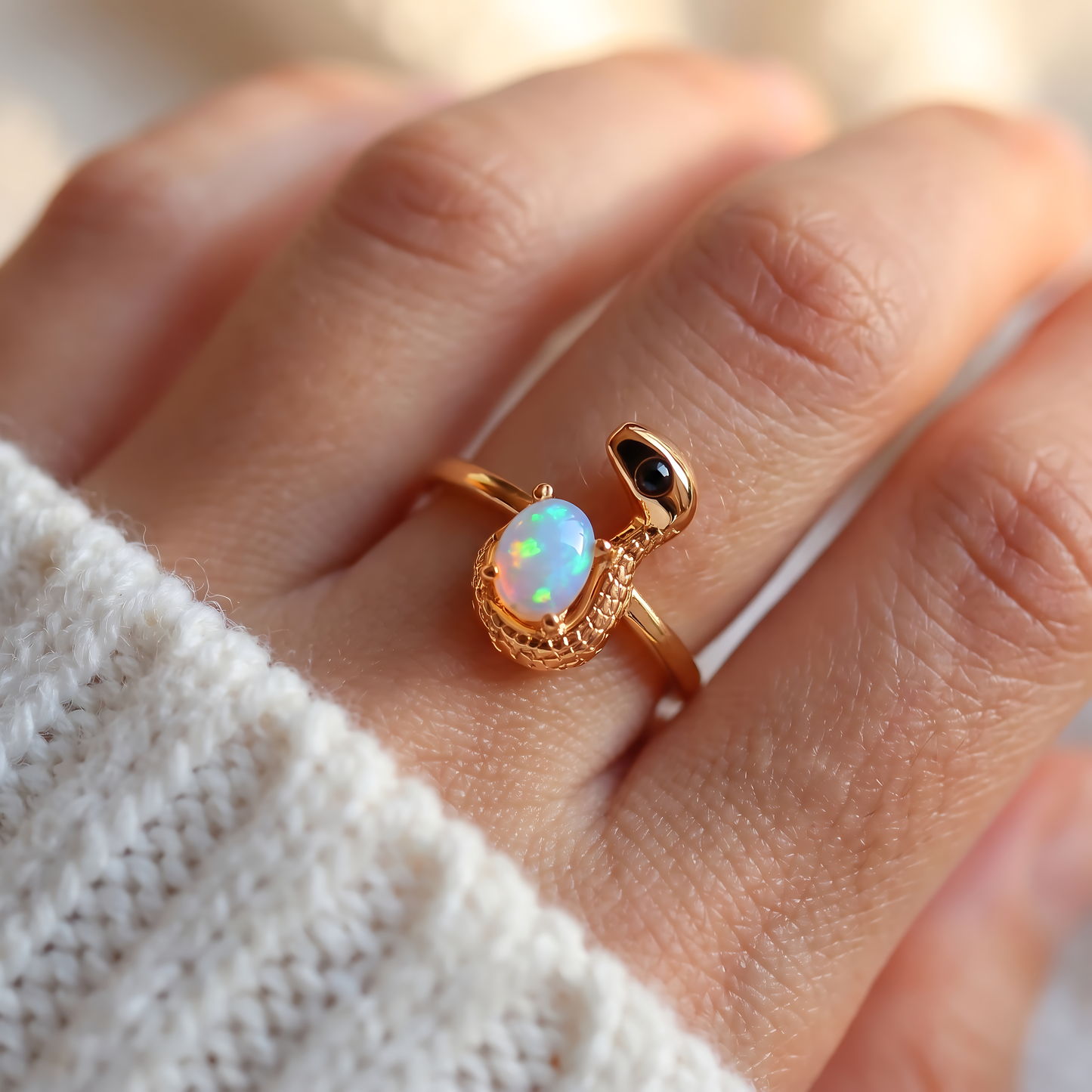 Snake Opal Ring