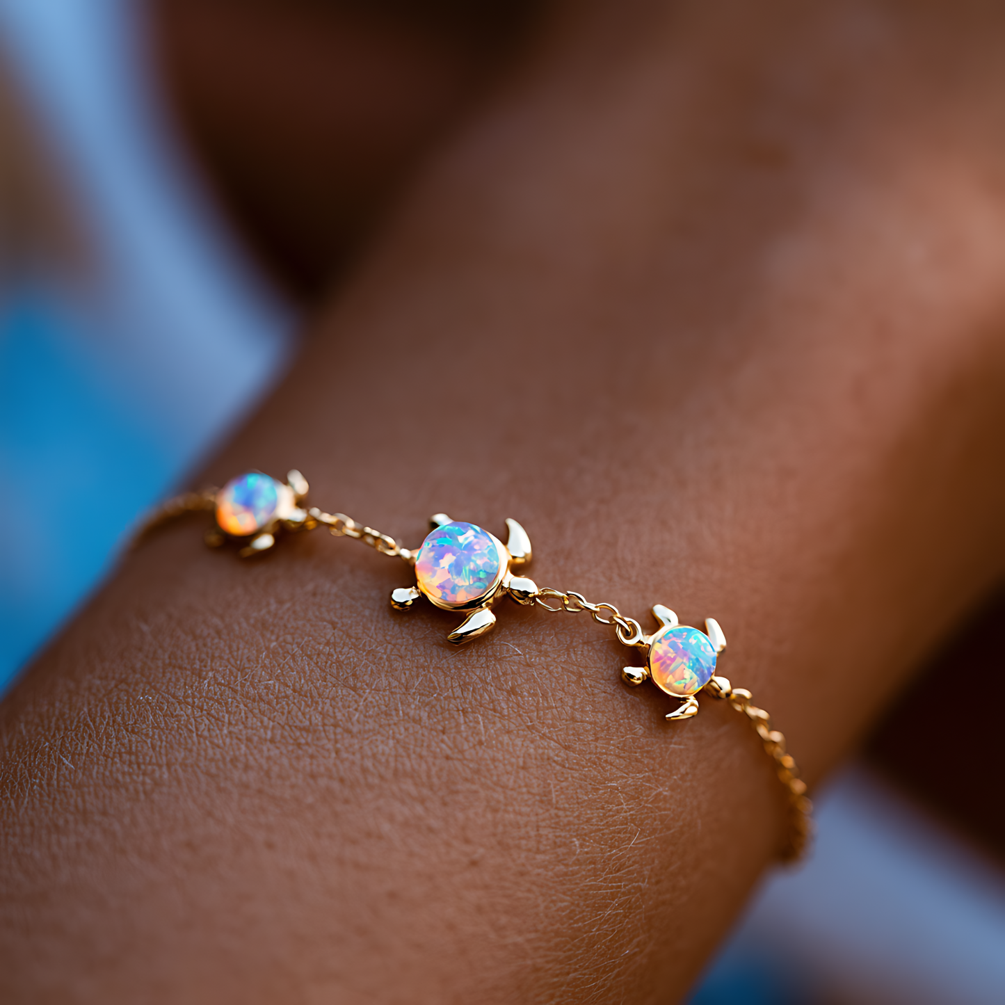 Turtle Opal Bracelet