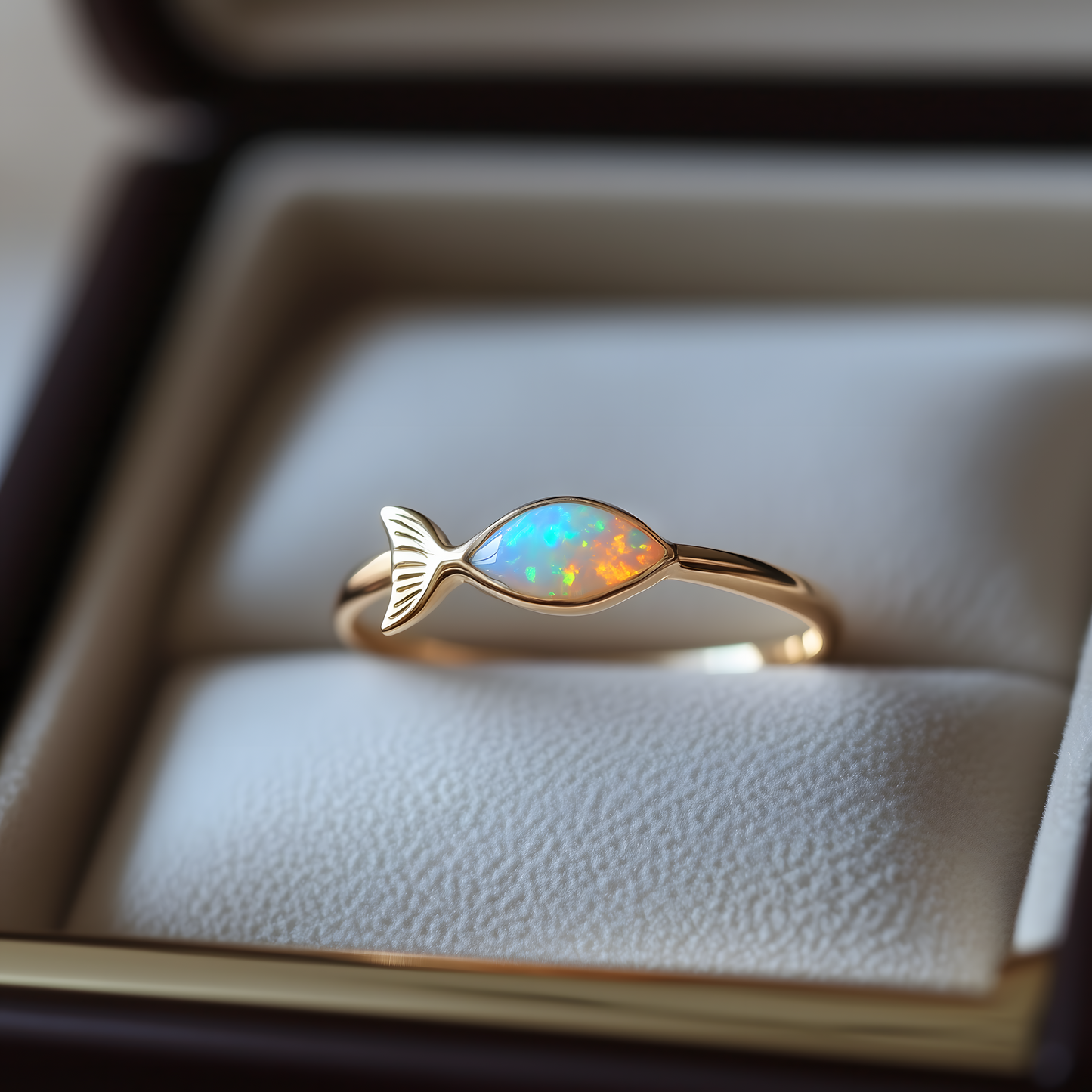 Fish Opal Ring
